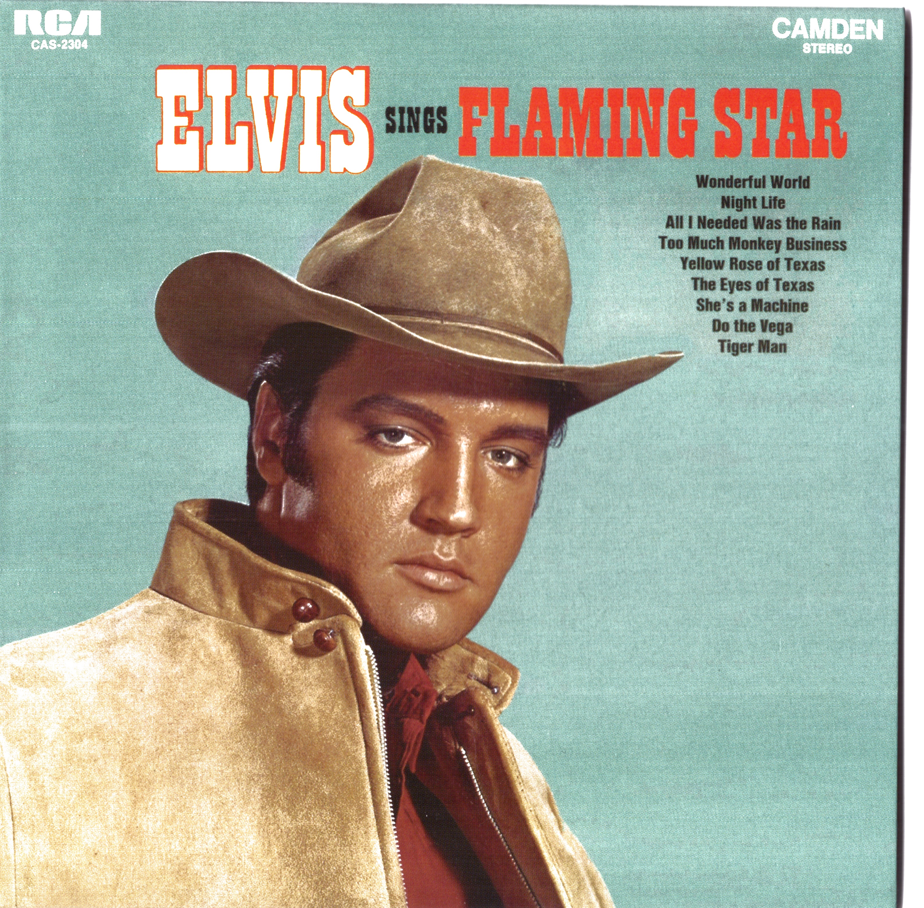 Elvis Sings Flaming Star Japan Paper Sleeve